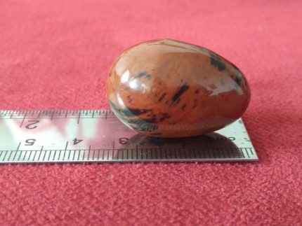 سنگ تخم مرغی جاسپر قرمز(کد10)